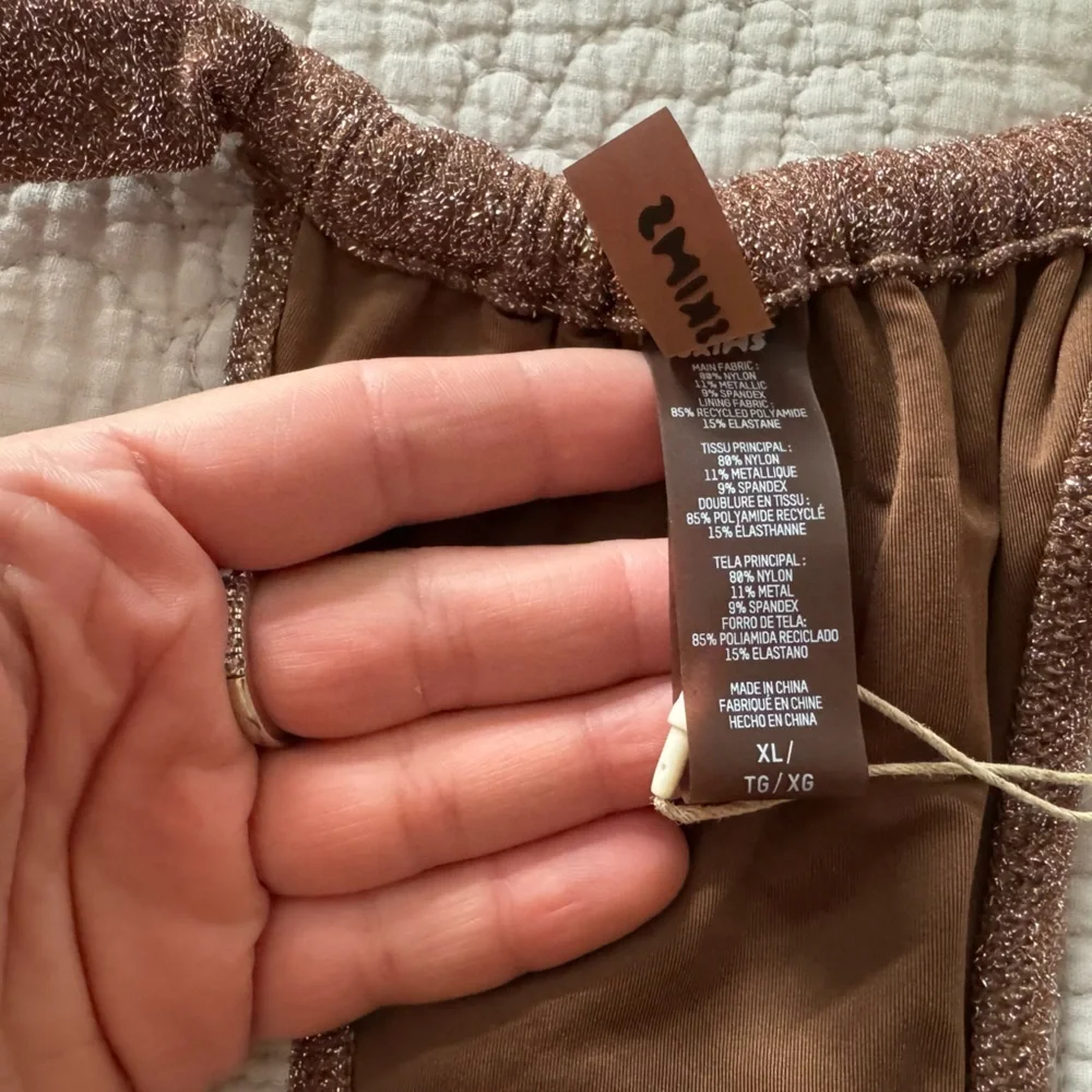 SKIMS shimmering brown