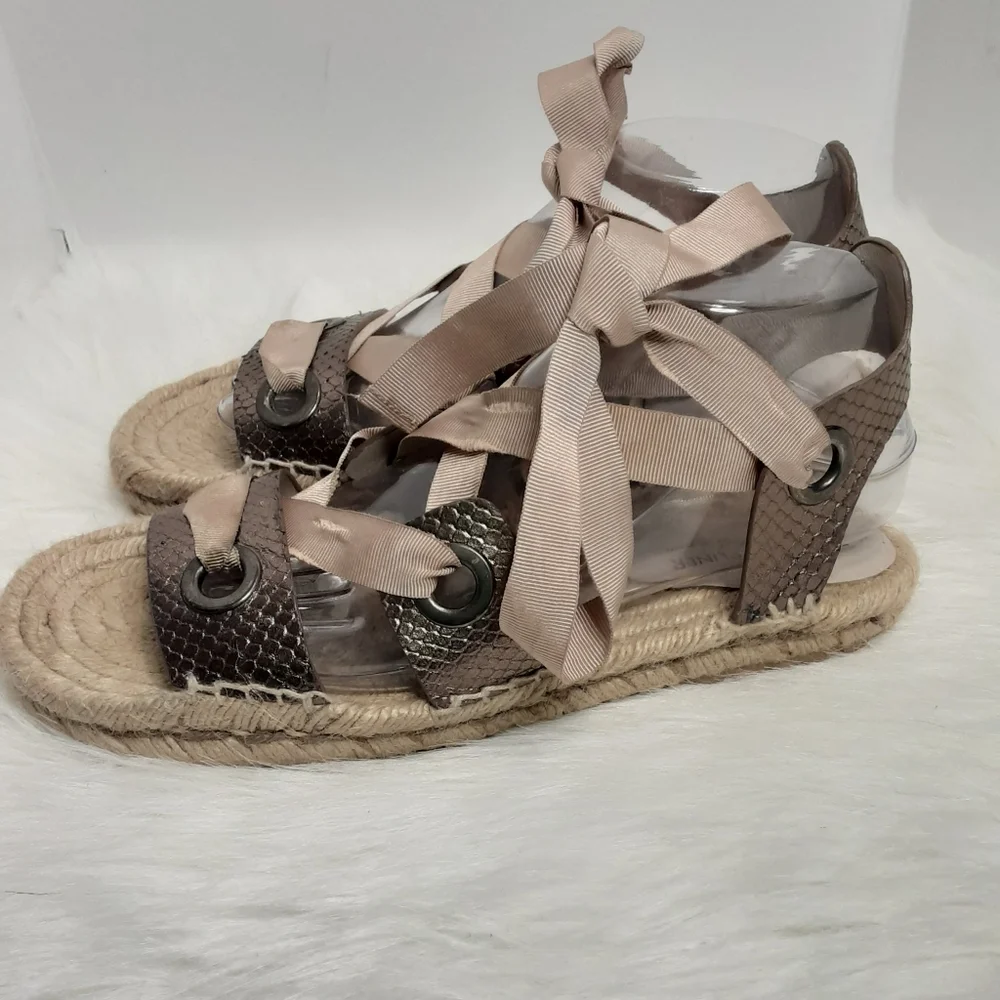 Donald J Pliner Espadrille Sandal Made in Spain.