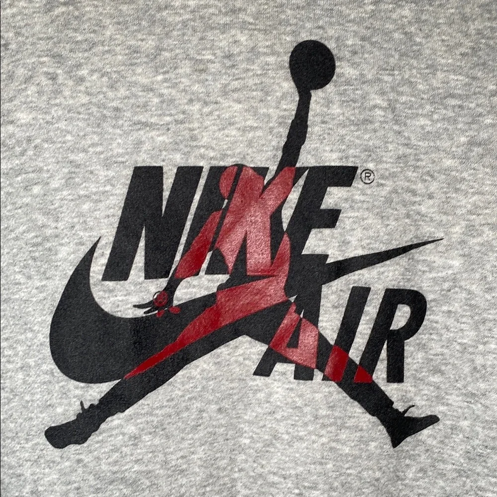 Nike Air Gray Hoodie Large Kids