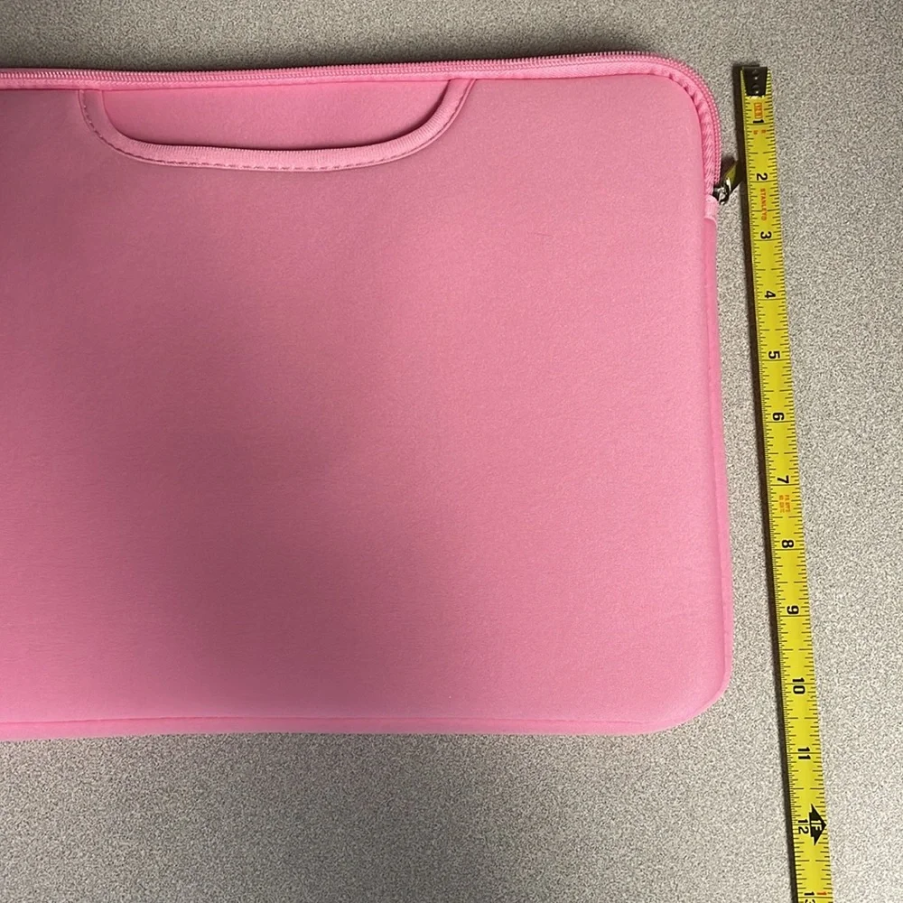 Pink laptop sleeve