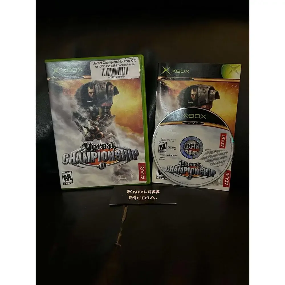 Unreal Championship Microsoft Xbox CIB Video Game