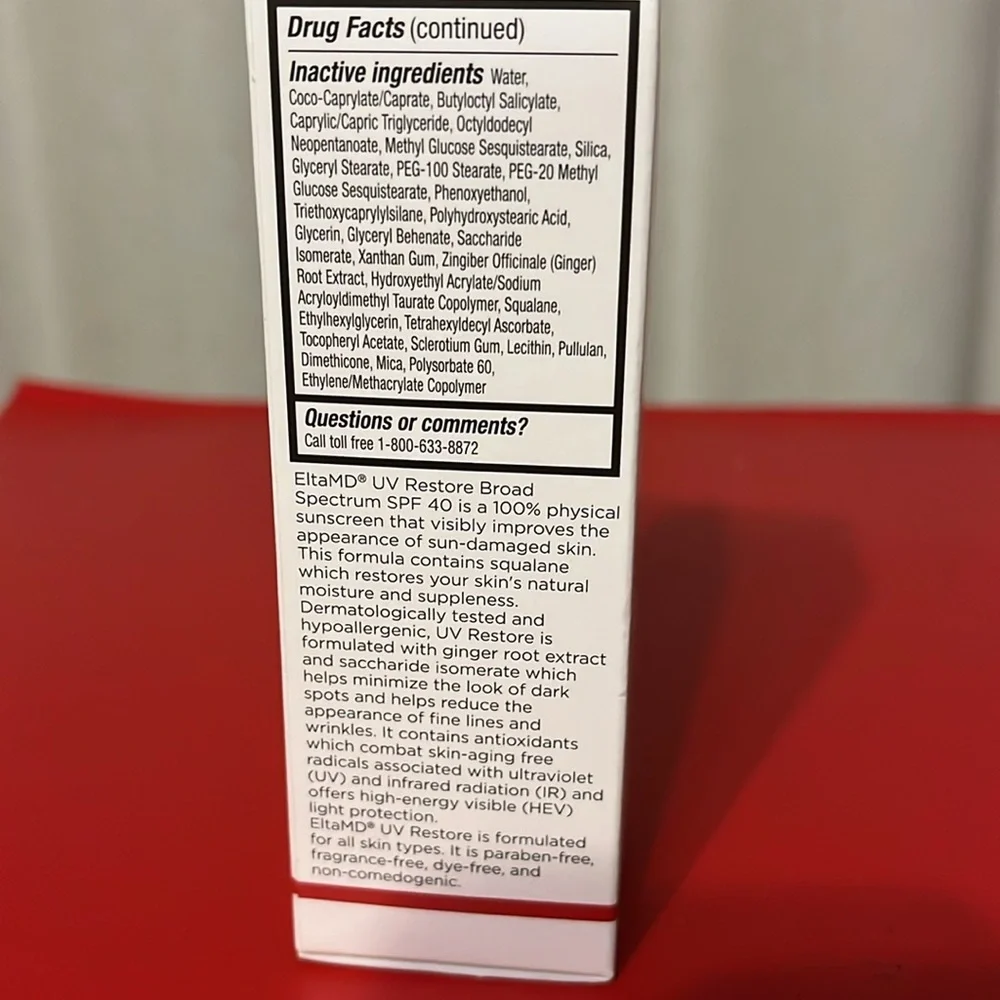 EltaMD UV Restore Broad Spectrum Facial Sunscreen SPF 40 1.7 oz