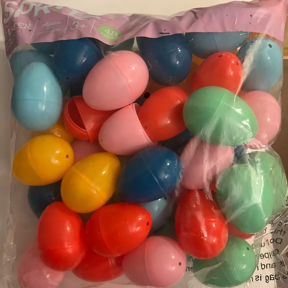Target spritz Easter plastic eggs