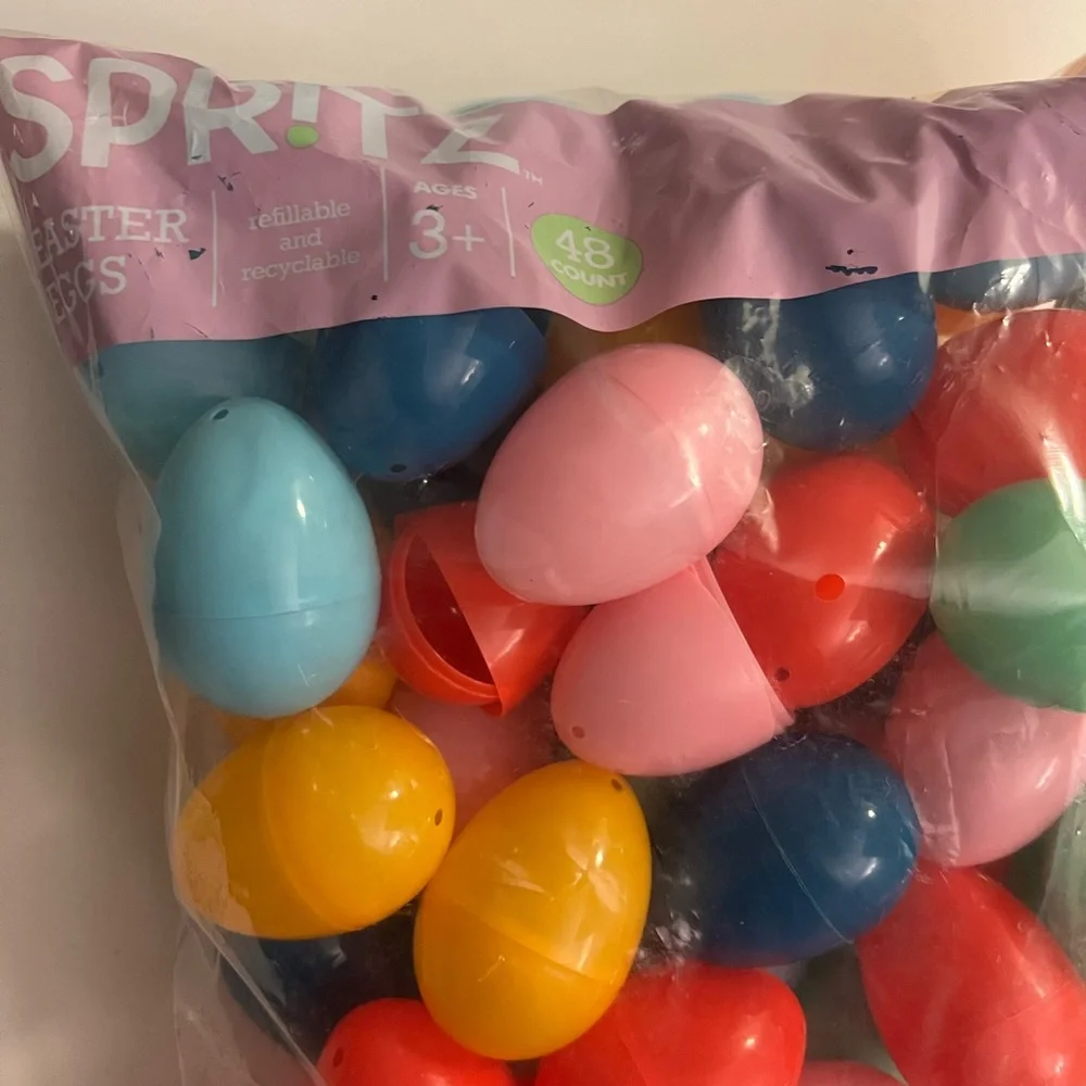 Target spritz Easter plastic eggs
