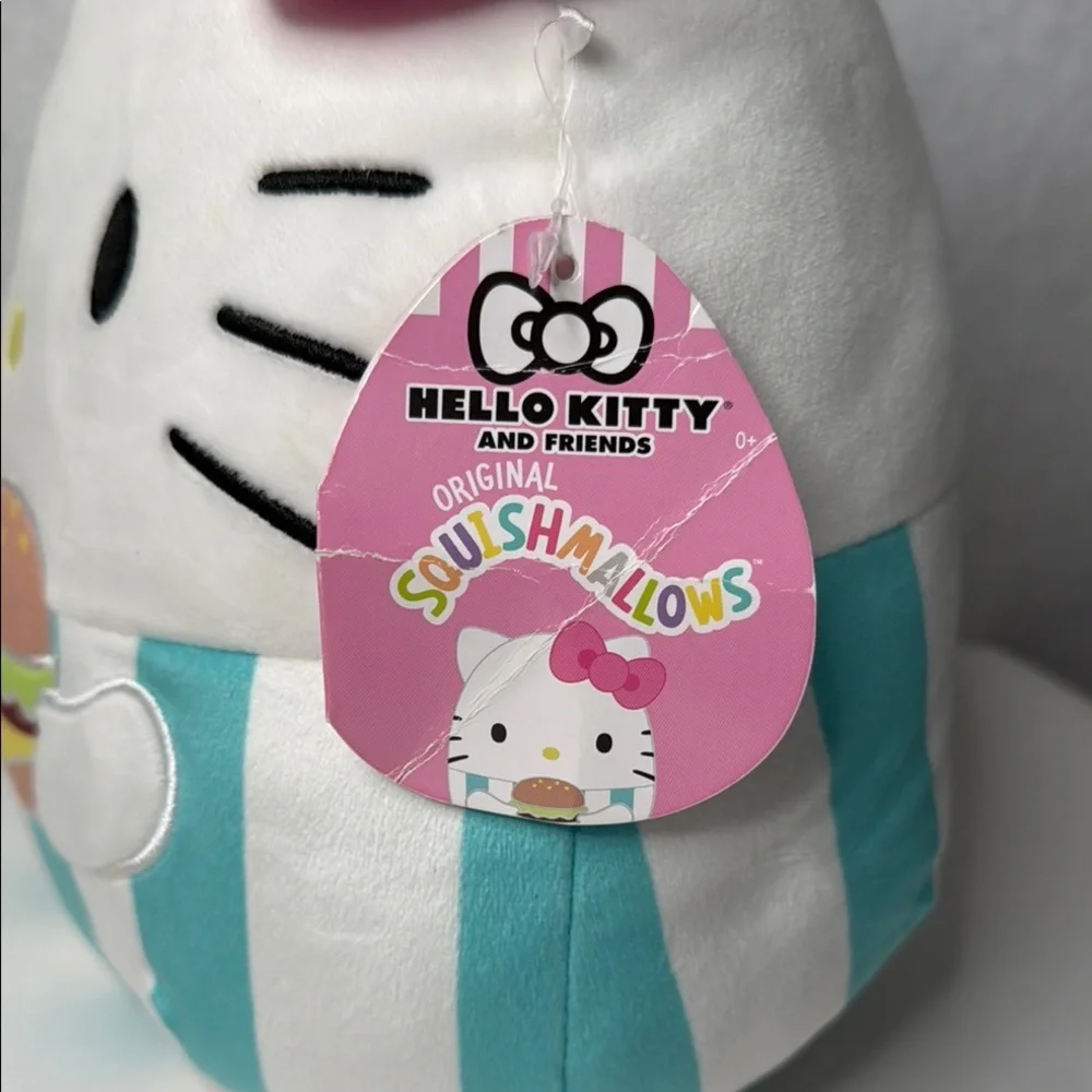 NWT Hello Kitty and Friends Burger Food Truck Sanrio Squishmallow Plushie 12