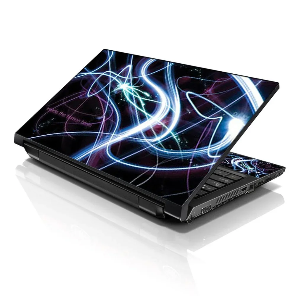 LSS 15.6 & 17.3 Inches Laptop Notebook Skin Sticker Decal-Brain Activity Pattern
