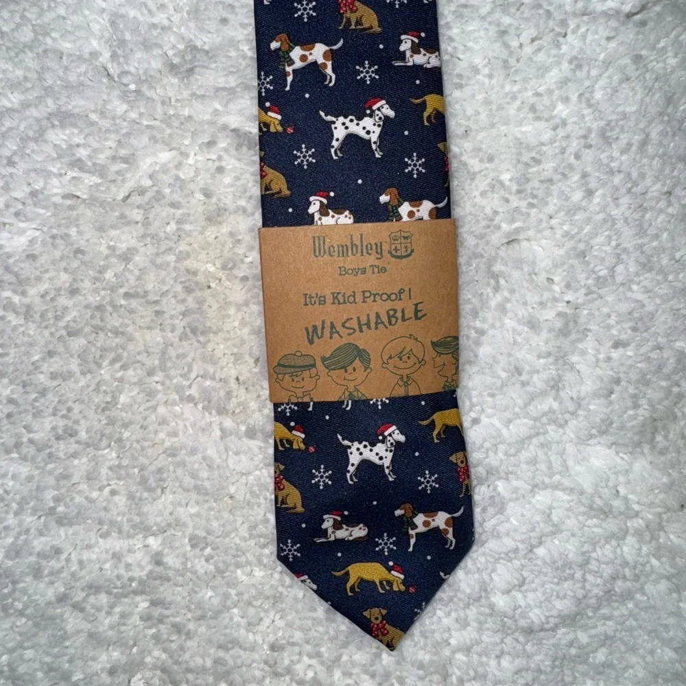 Wembley navy tie