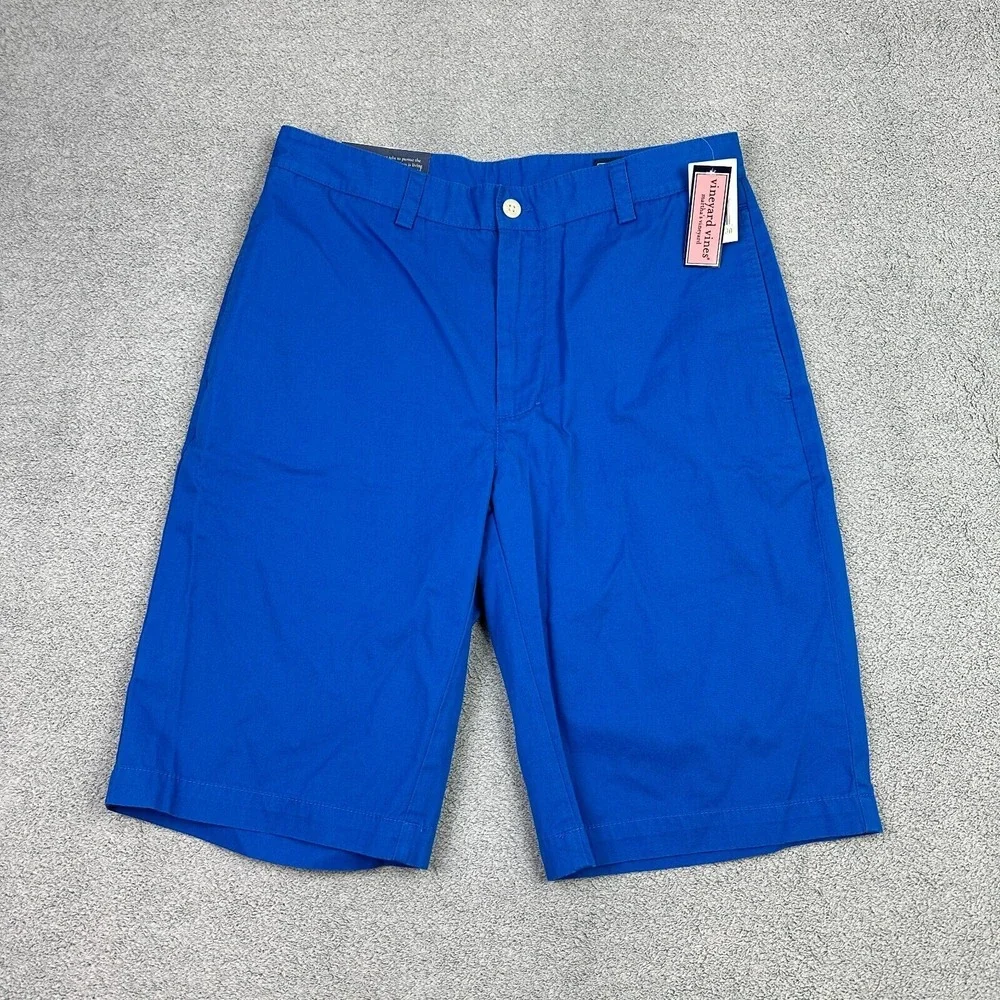 Vineyard Vines Club Shorts Men 30 Blue Summer Twill Chino Classic 11