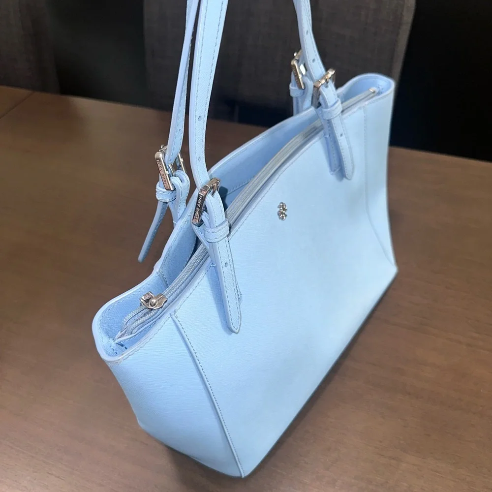 Tory Burch Blue Tote Bag