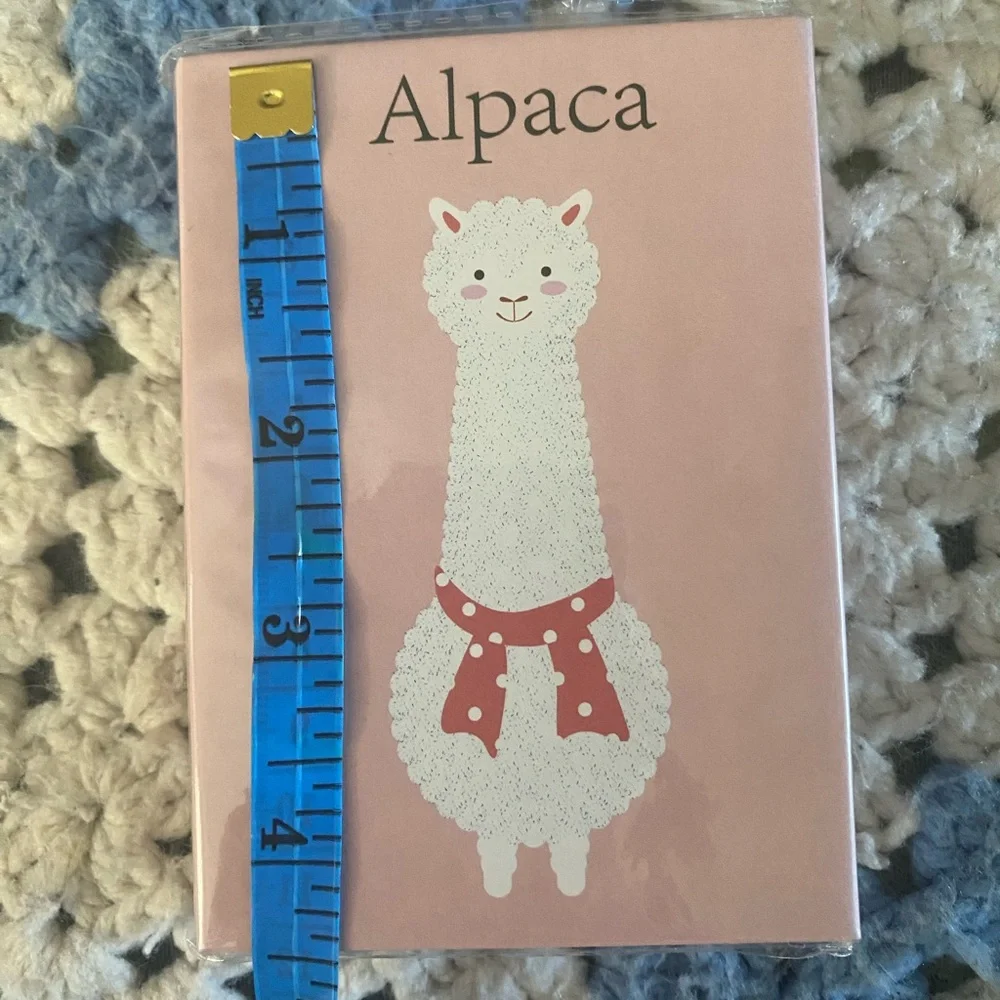 Cute Alpaca Notebook with Sticky Notes