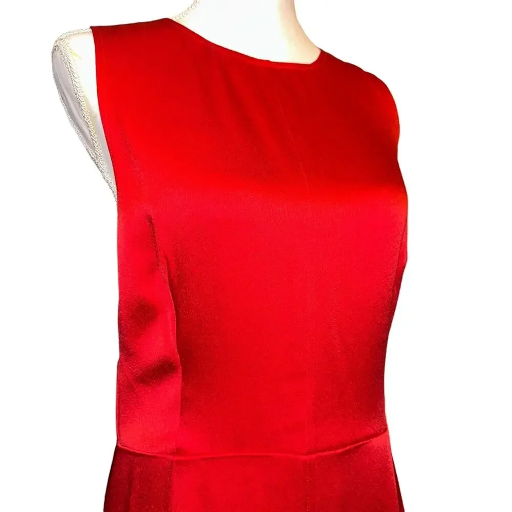Jason Wu - Grey, Crisscross-Back Satin Cocktail Dress, size 12