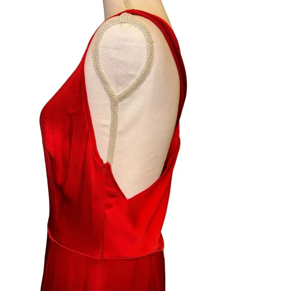 Jason Wu - Grey, Crisscross-Back Satin Cocktail Dress, size 12