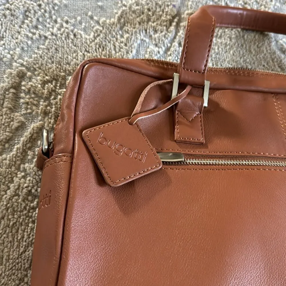 Bugatti cognac missing leather
