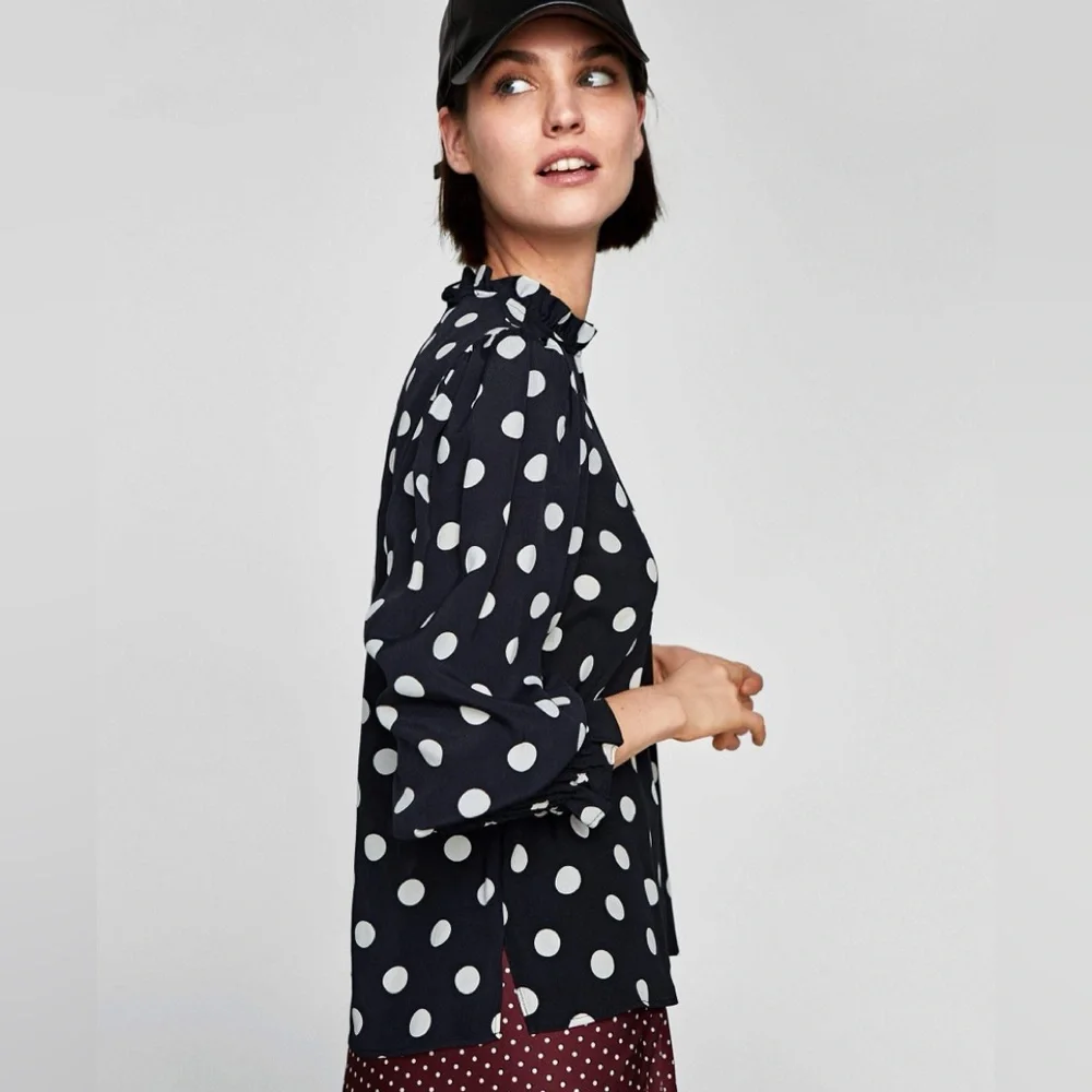 Zara smocked puff