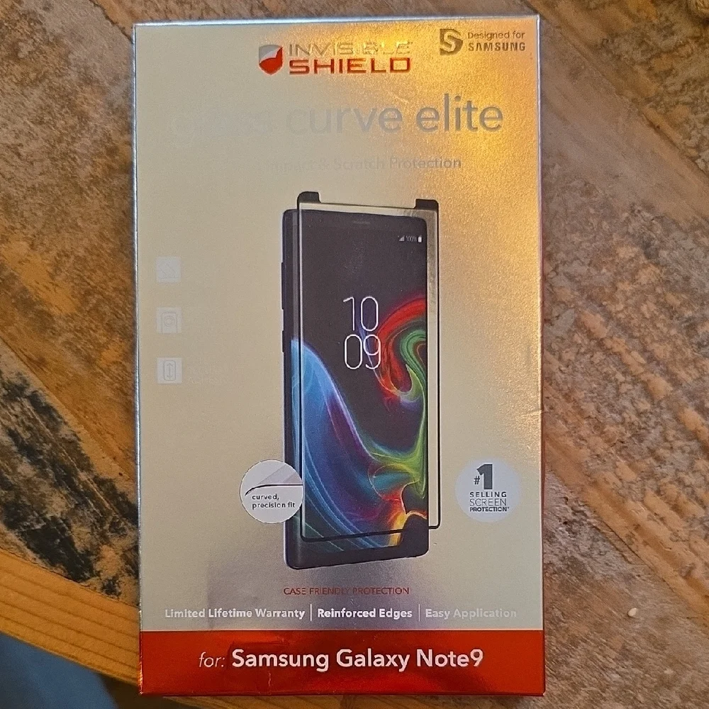 Zagg InvisibleShield glass curve elite Screen Protector for Samsung Galaxy Note9