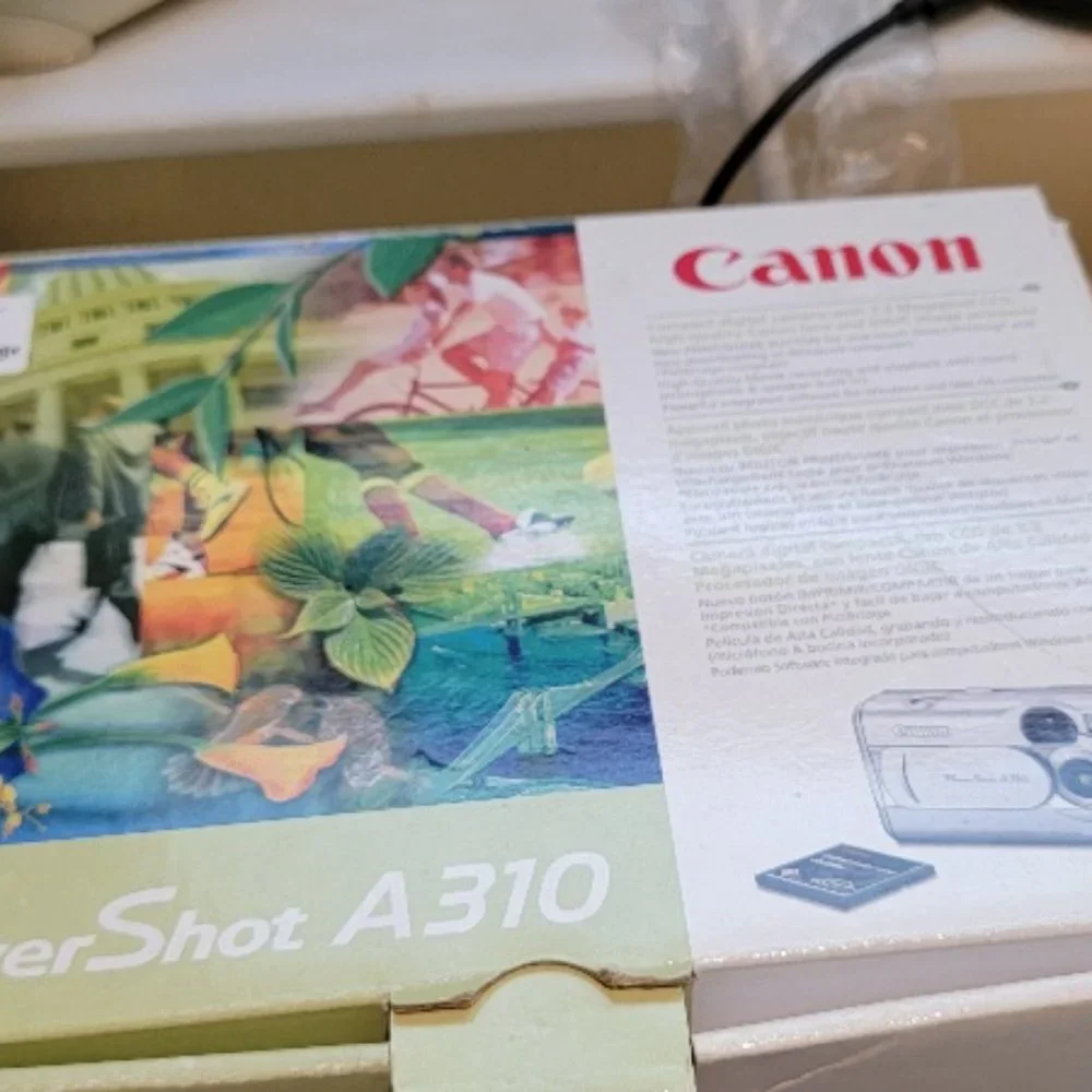 Canon PowerShot A310 3.2MP Compact Digital Camera Silver