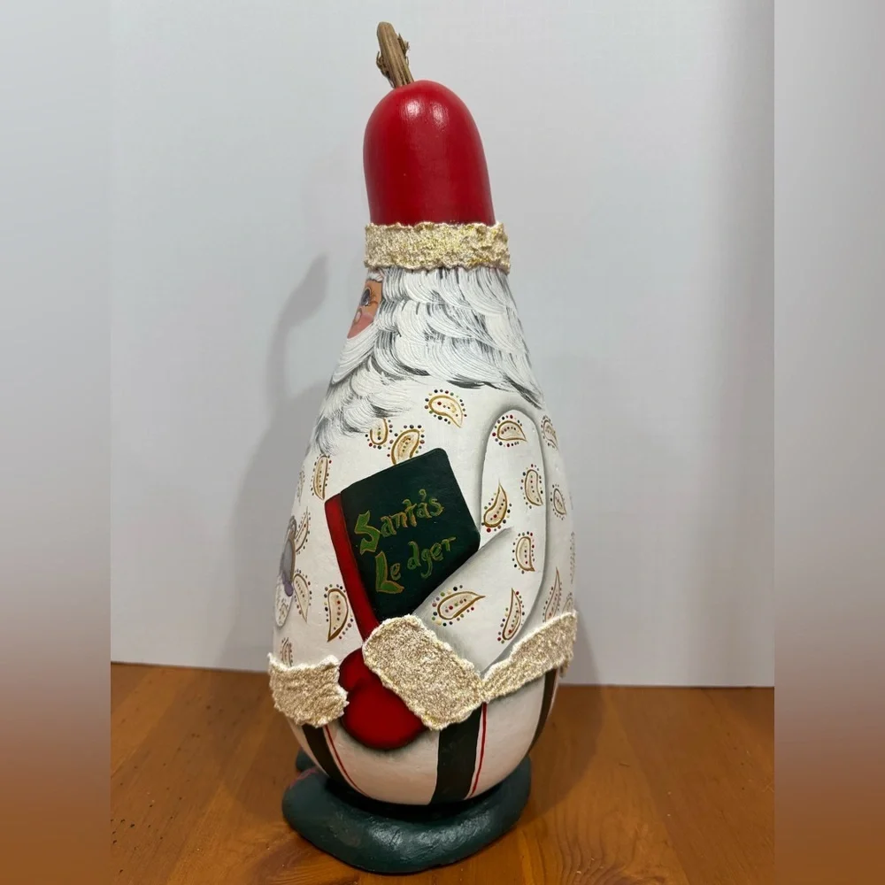 Handmade santa gourd