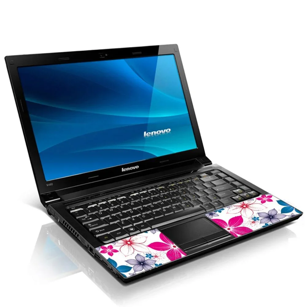LSS 15.6 & 17.3 Inches Laptop Notebook Skin Sticker Decal - Spring Flower Leaves