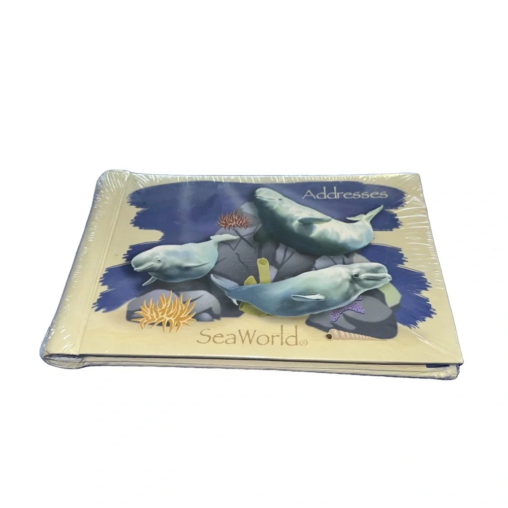 SeaWorld Address Book with Marine Life Design