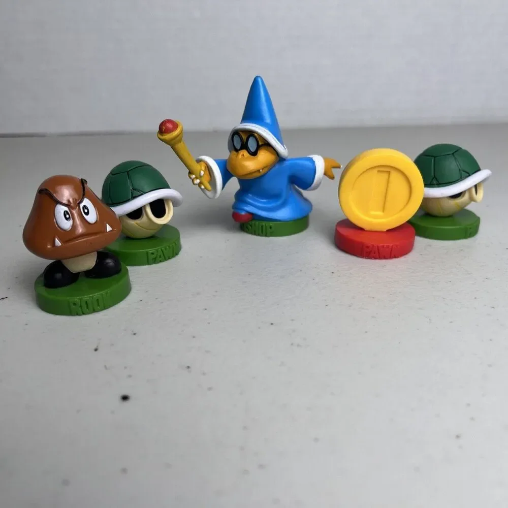 Nintendo Super Mario Bros Chess Set Replacement Piece Koopa Goomba Cake Toppers