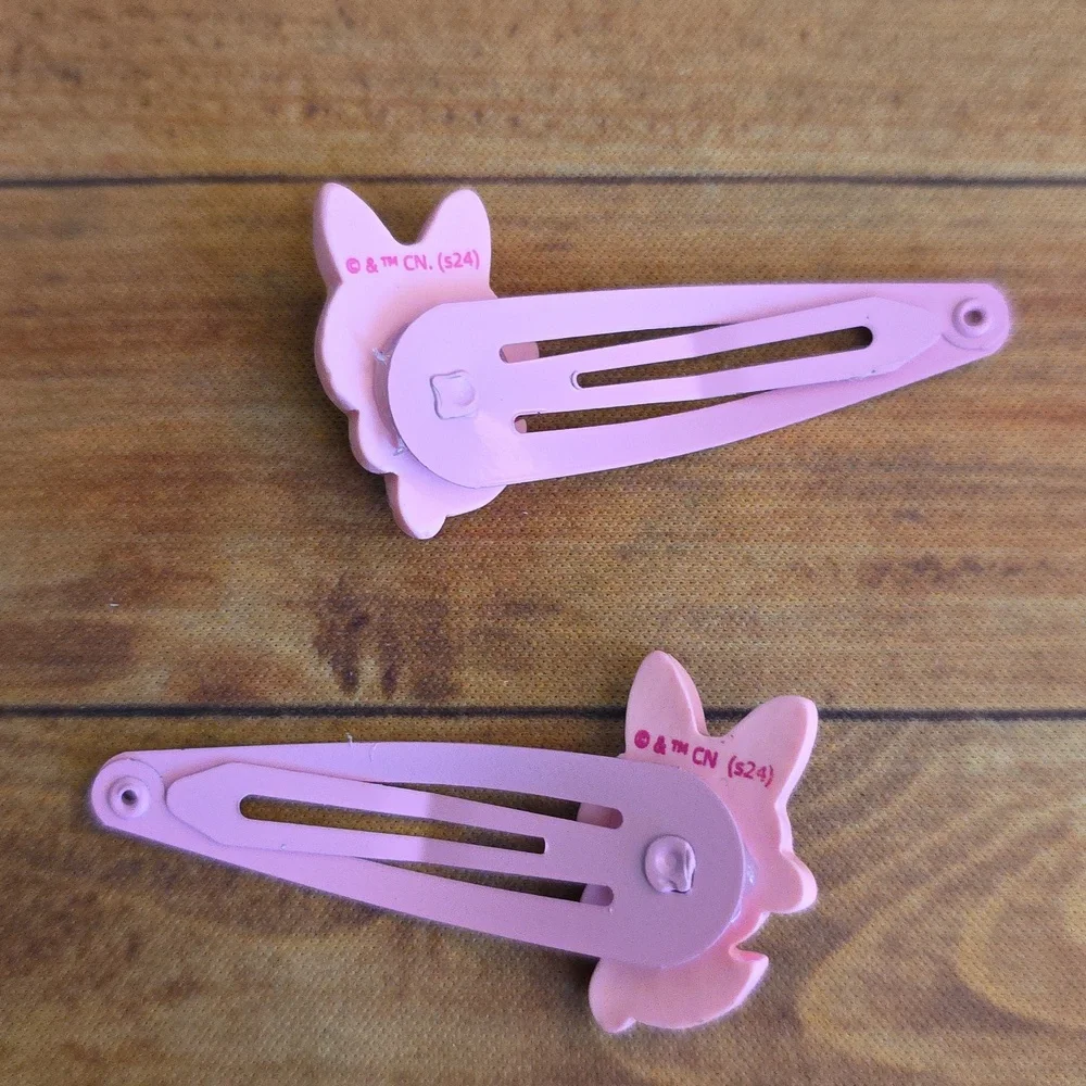 The Powerpuff Girls Pink Character Barrette Set