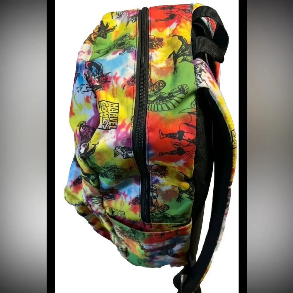 Marvel tie dye 17x12 inch . Backpack & ©Marvel-NMint