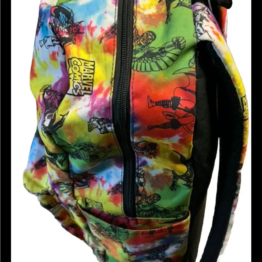 Marvel tie dye 17x12 inch . Backpack & ©Marvel-NMint