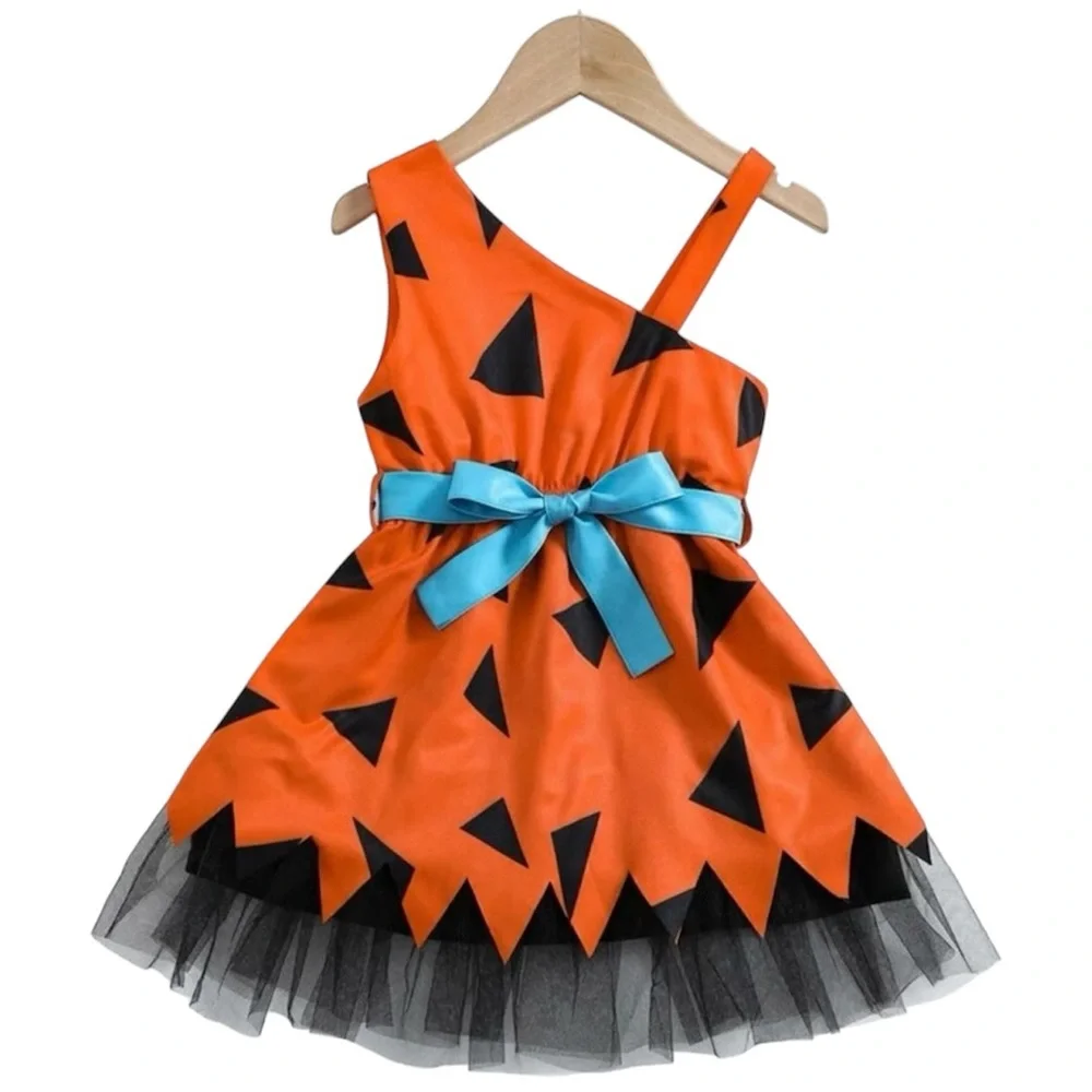 Flintstone Cave Girl Toddle Costume Dress