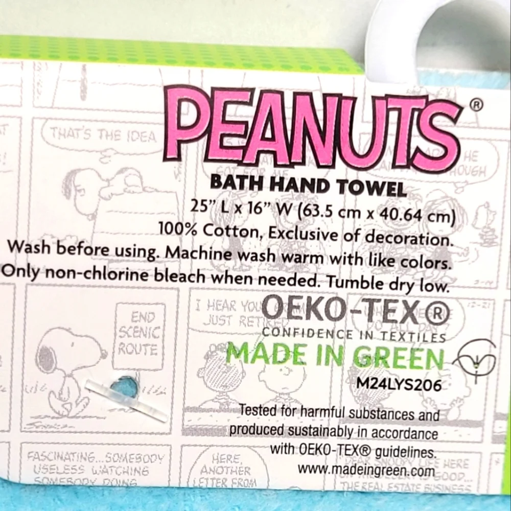 Peanuts blue hand