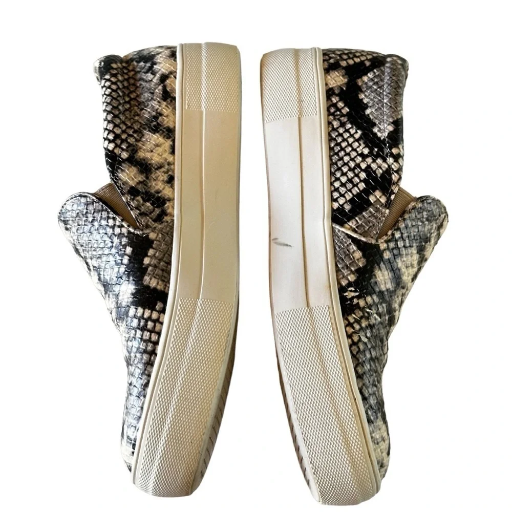 5 for $40 SALE!  Steve Madden Gills Snake Print Slip-On Platform Sneakers sz7