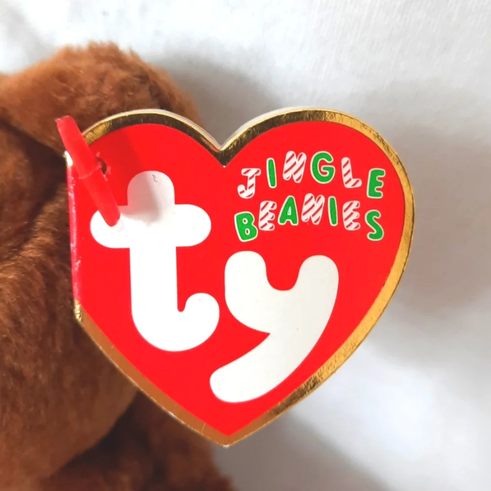 Ty Jingle Beanies Yummy Stuffed Bear Ornament Rattles