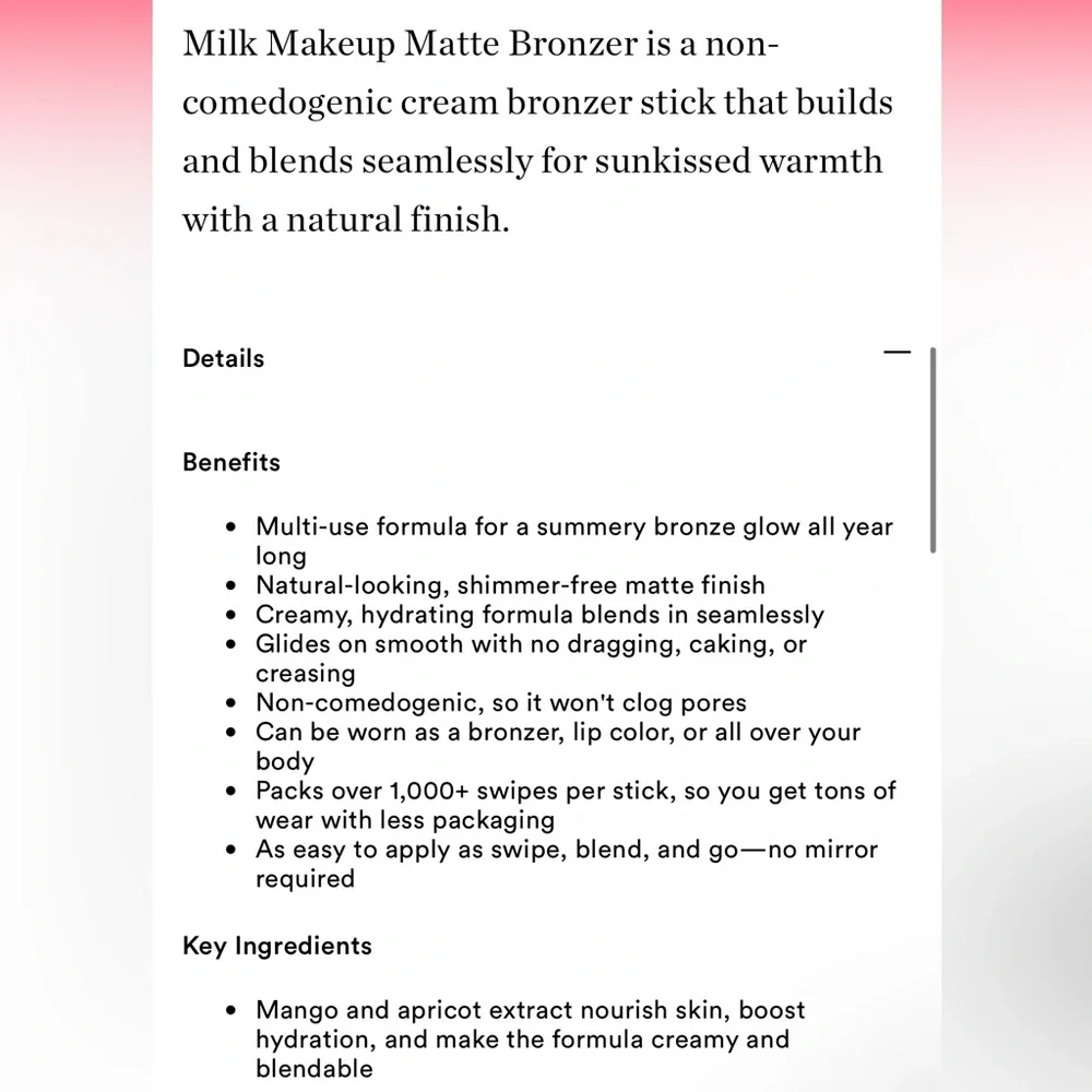 Milk Makeup here @rustybush