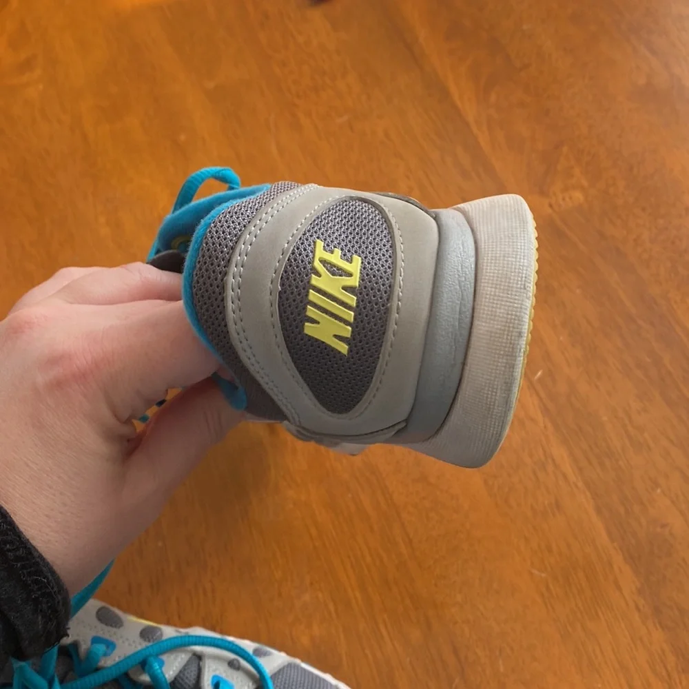 Nike Training Fitsole Sneakers Size 7 Blue Gray VGUC