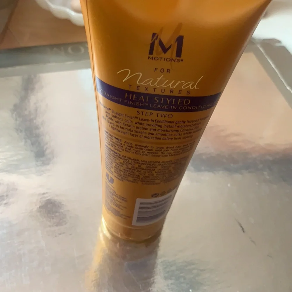 MOTIONS FOR NATURAL TEXTURES LEAVE-IN CONDITIONER COCONUT OIL KERATIN 8 OZ NEW