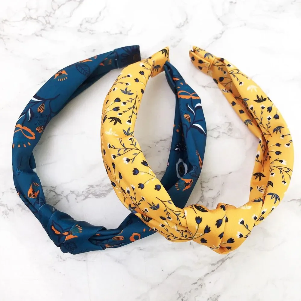 Headbands of Hope blue yellow