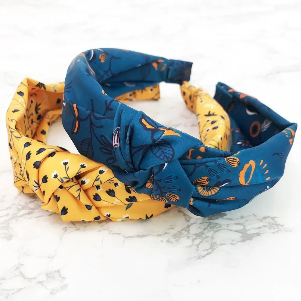 Headbands of Hope blue yellow