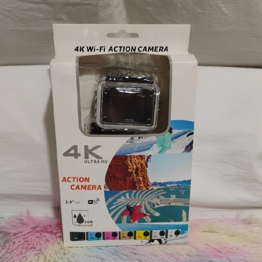 New 4K Ultra HD Wi-Fi Action Camera (26 CRATE) #22 BUILDING)