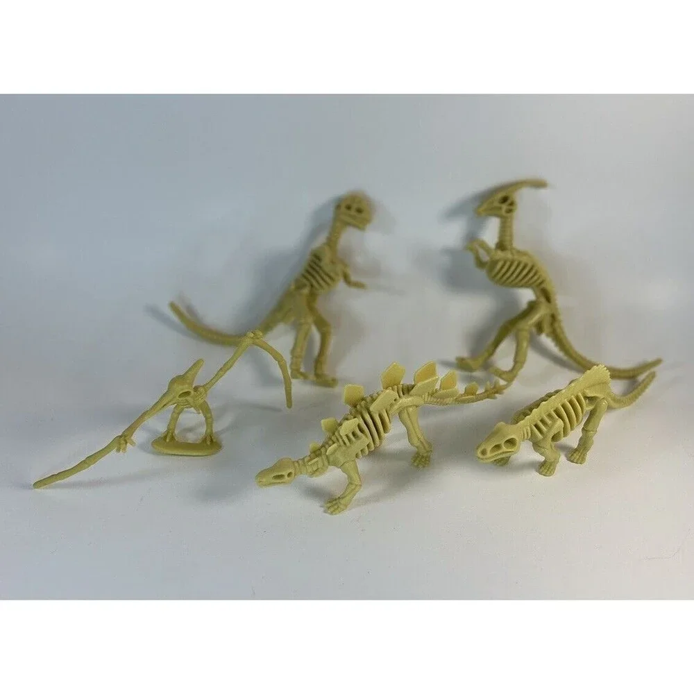 Mini Dinosaur Skeleton Fossil Toys Set Of 5