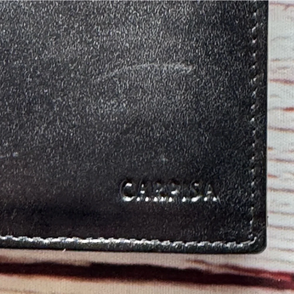 NIB Carpisa Torfino Go Wallet in Black Leather