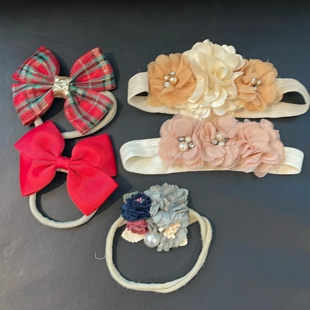 Set of 5 baby headbands
