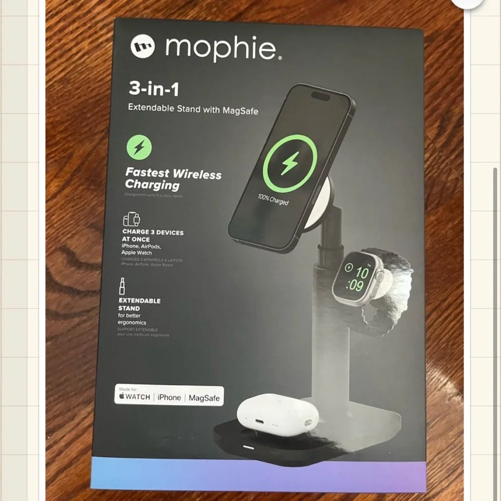 mophie MagSafe 3-in-1 Wireless Charging Stand