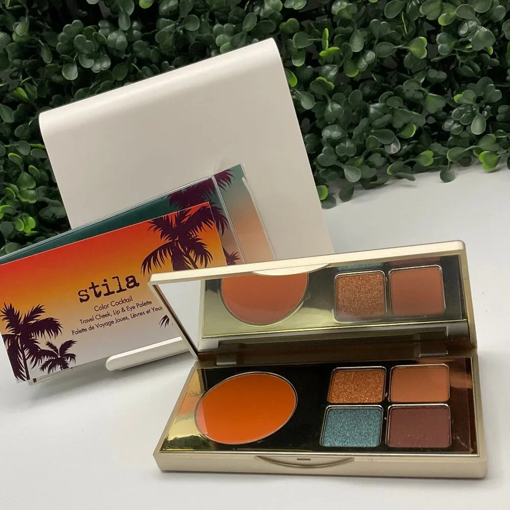 NEW IN BOX - STILA COLOR COCKTAIL TRAVEL CHEEK, LIP & EYE PALETTE - TEQUILA SUN