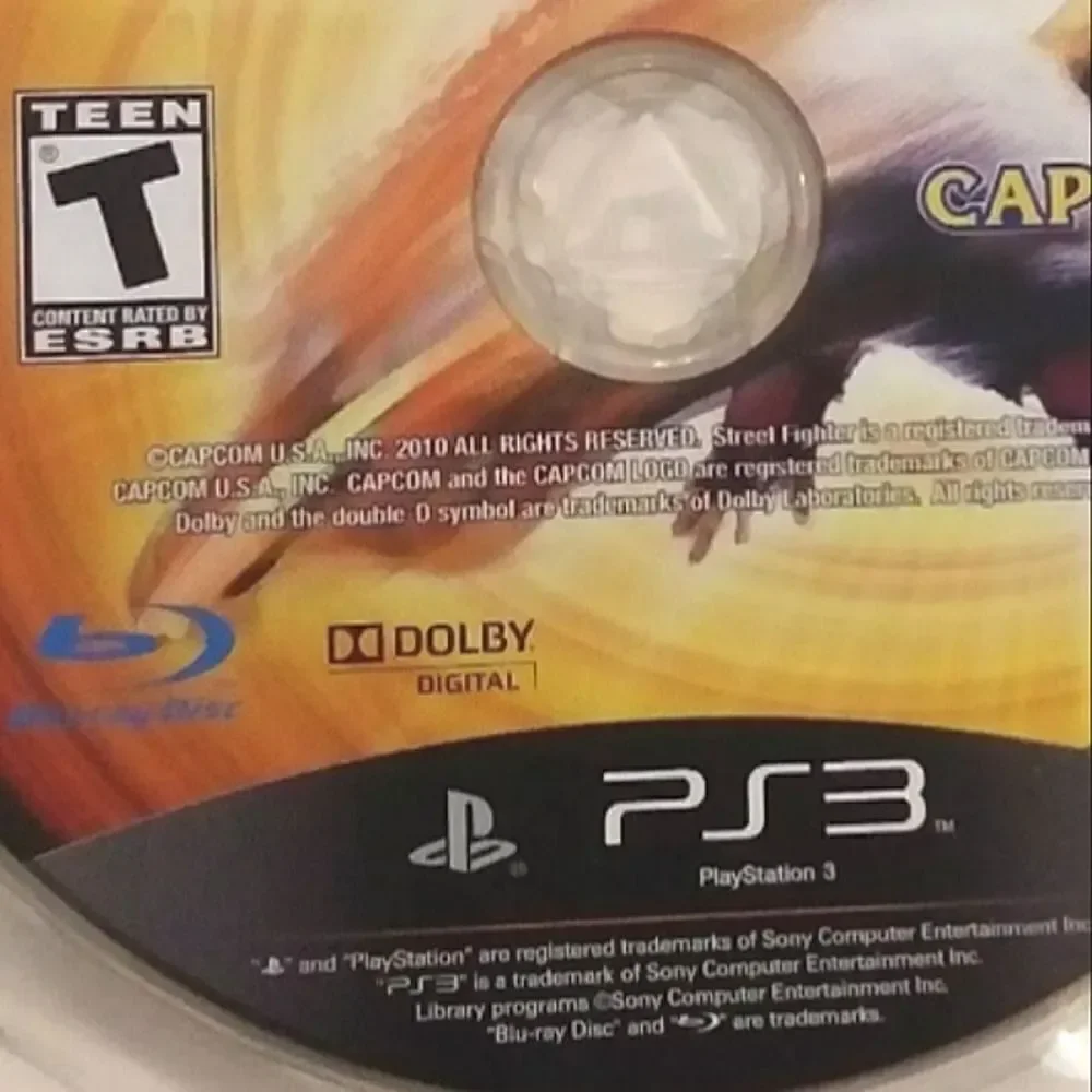 SUPER STREET FIGHTER IV game disc only - Sony Playstation 3 PS3