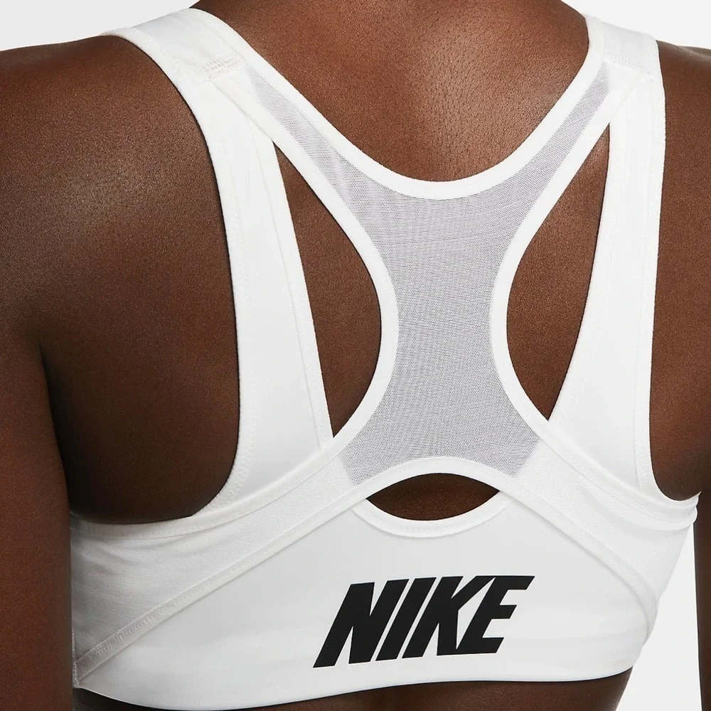 Nike white zip brand