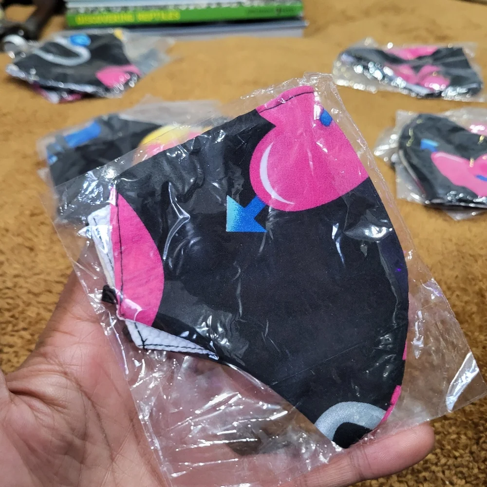Reusable Child Face Mask 2pack Detailed (4