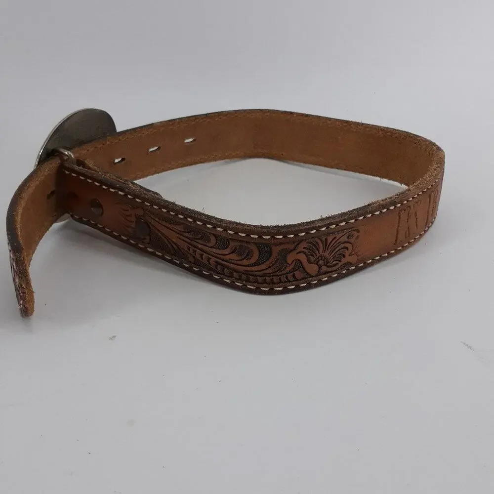 Tony Lama Kenny Made in USA Child's Boy Kid Rodeo Oval 20