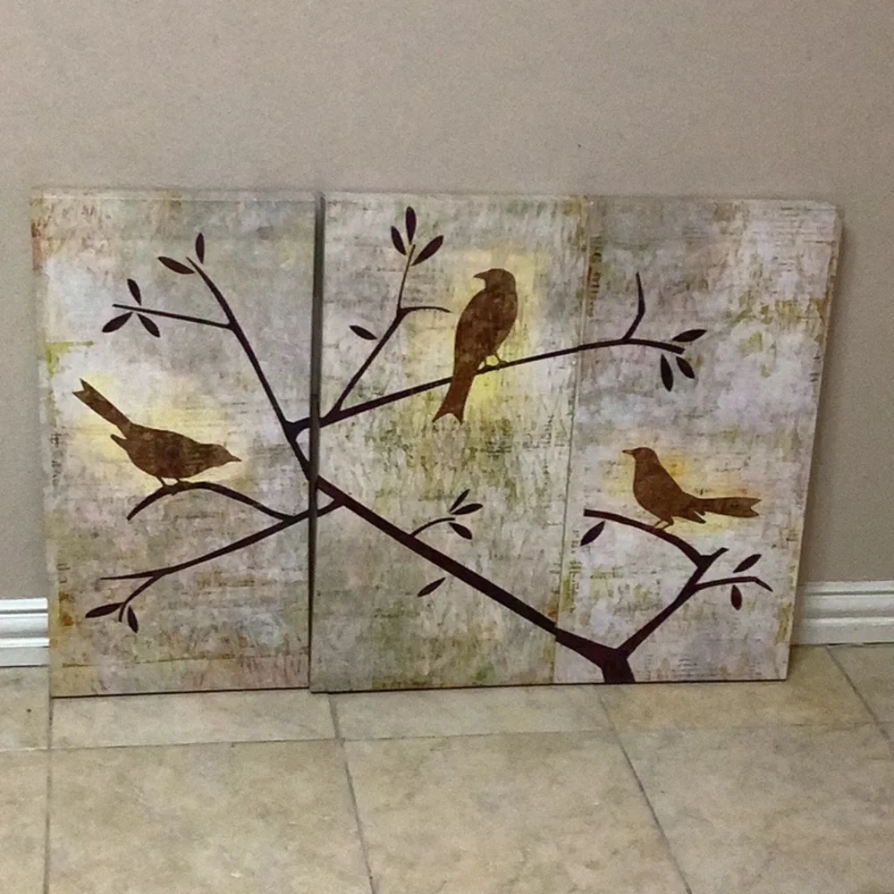 PERCHED TRIO ARTWORK