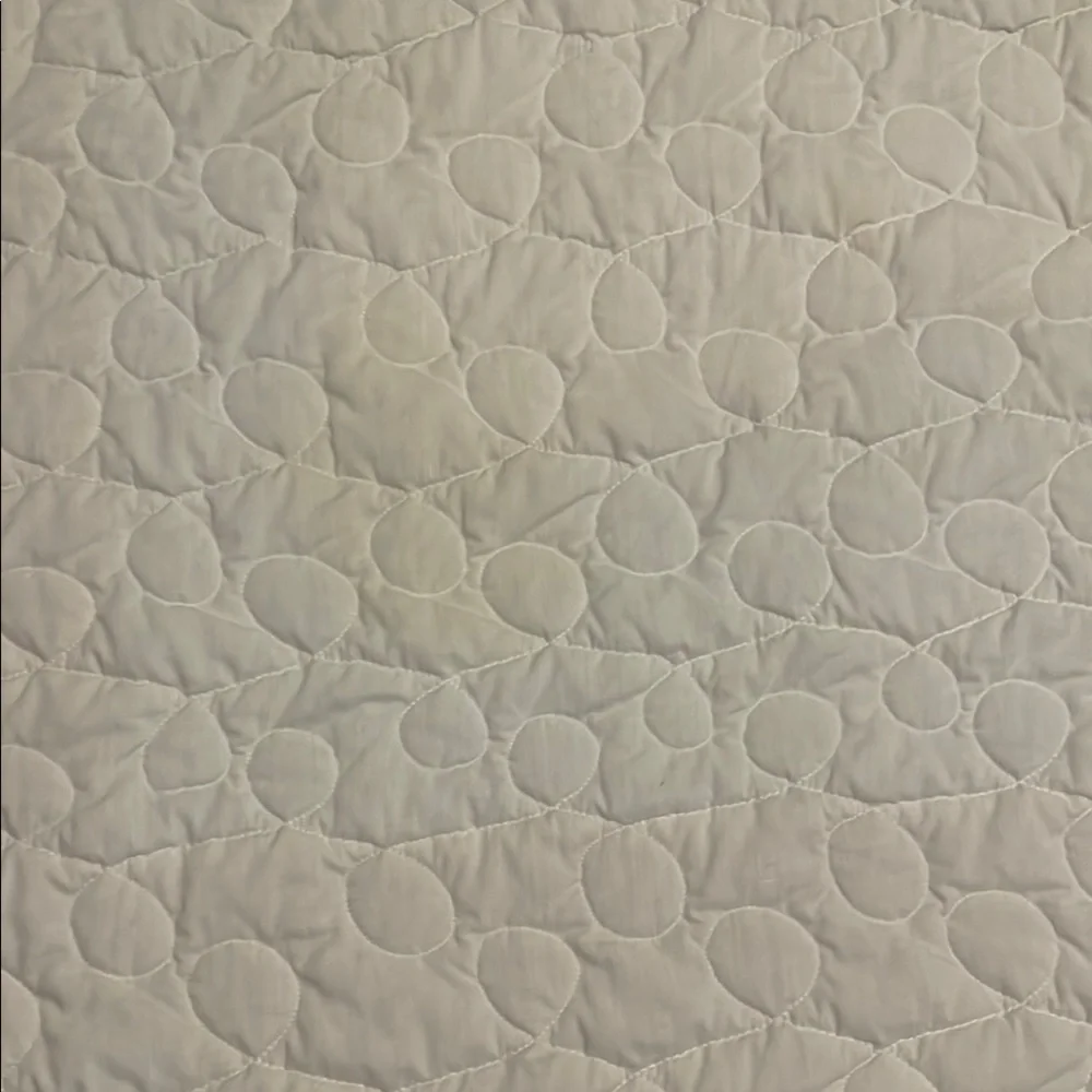 Handmade in 1992 Pink and White Elephant Baby Quilt