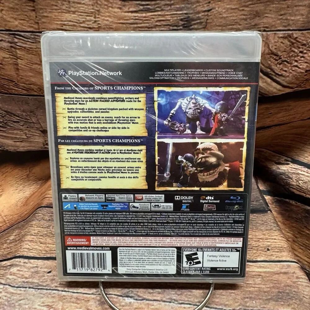 Medieval Moves Deadmund's Quest PS3 Sony PlayStation 3 Video Game New Sealed