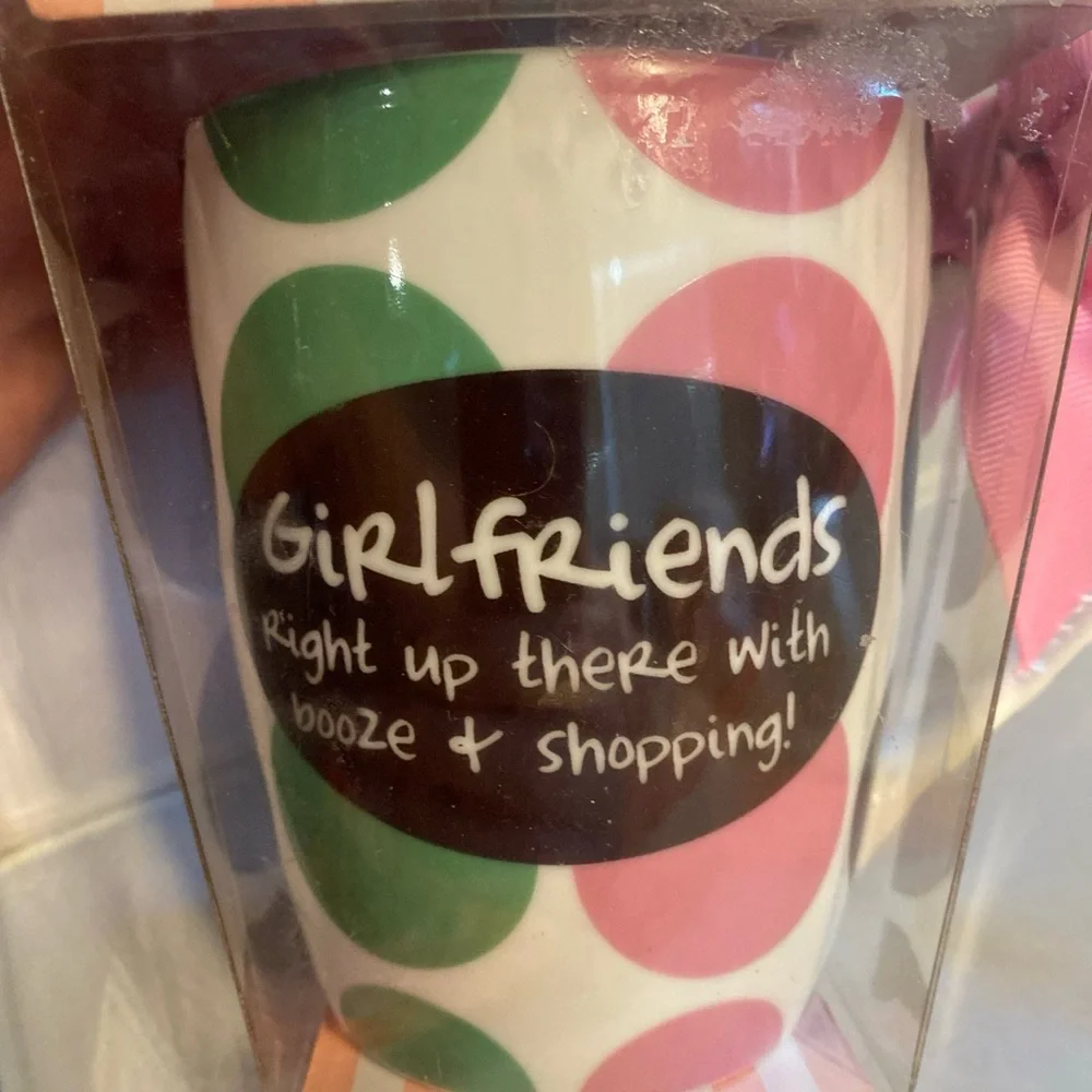 Pier 1 Imports Polka Dot Mug